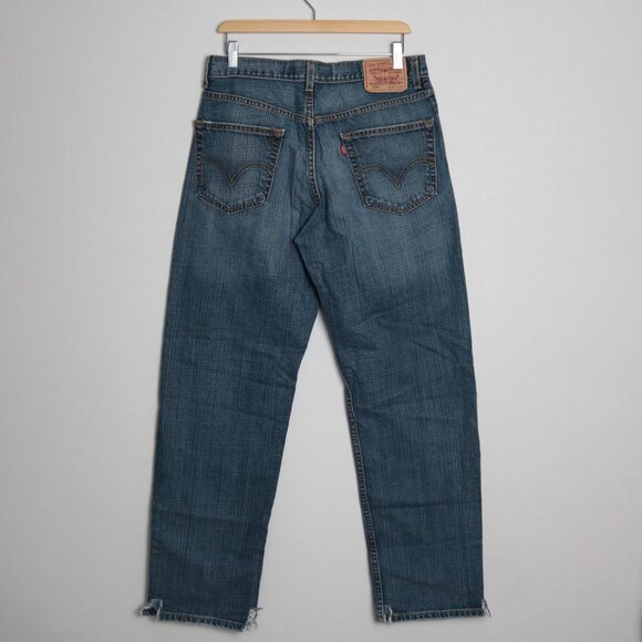 Mens Levi's 550 Relaxed Fit Medium Wash Denim Jeans Size W32 x L32 - Picture 11 of 12
